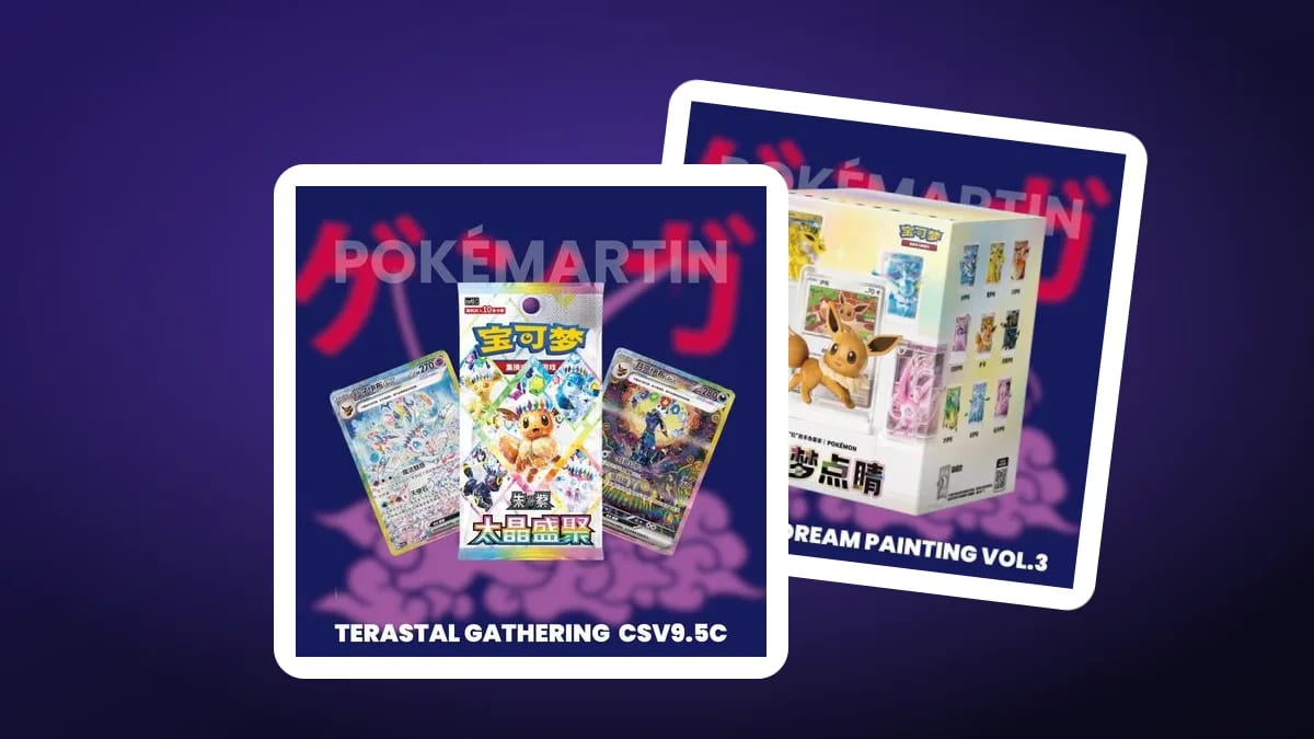 Display Terastal Gathering et figurine Dream Painting des Évolitions