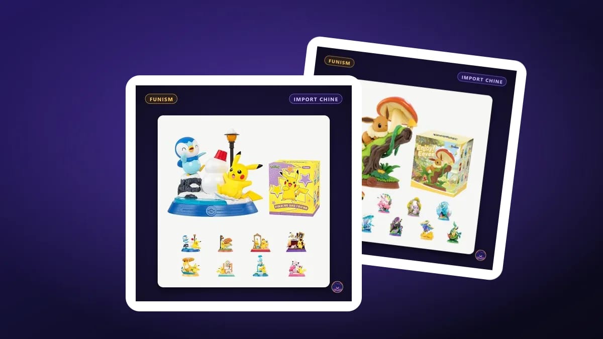 Figurines Pokémon Funism Pikachu et ses amis et Évoli Enjoy!