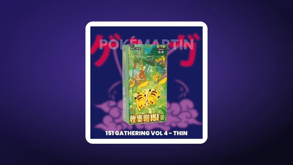 Display Pokémon chinoise 151 Gathering Vol. 4 en format Fat Box
