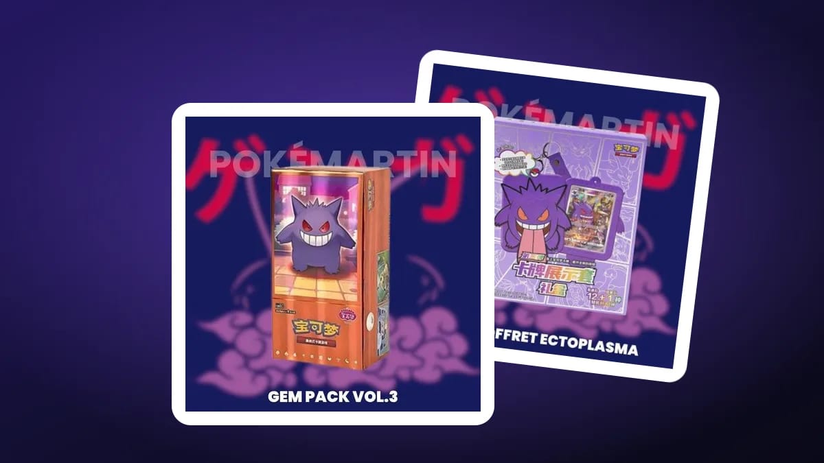 Display Gem Pack Vol. 3 Ectoplasma et coffret Ectoplasma avec porte-clés