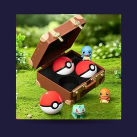 Figurines chinoises Funism First Partners - Pokéball avec starters
