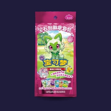 Pokémon TriPack Gem Pack Badge Set