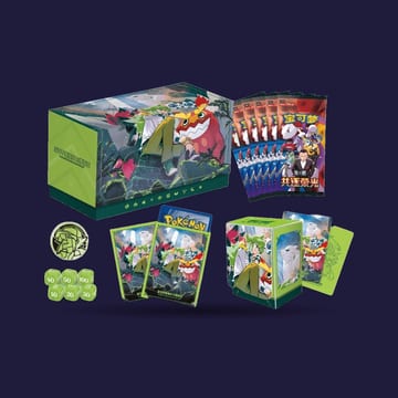 Coffret Pokémon chinois Battle Set Gift Box N — 6 boosters Rivalités Destinées