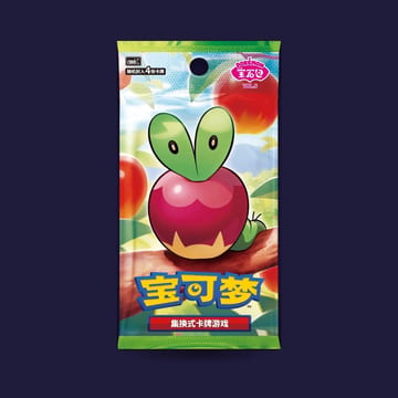 Booster Pokémon chinois Gem Pack Vol. 6 Verpom (CBB6C) à l'unité — scellé, non trié