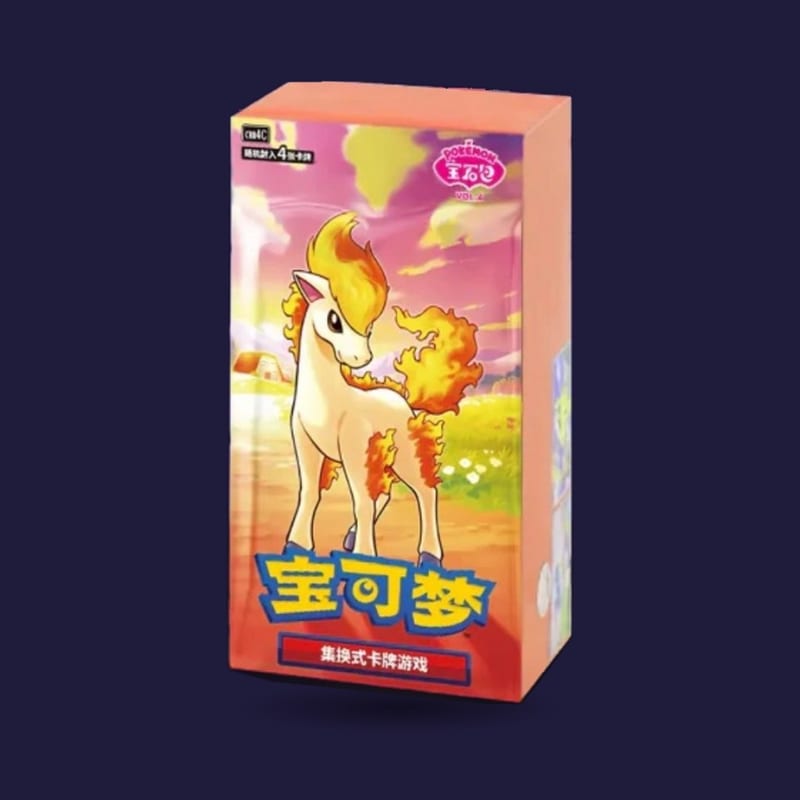 Pokémon Display Gem Pack vol.4 - Ponyta - Scellée avec plastique
