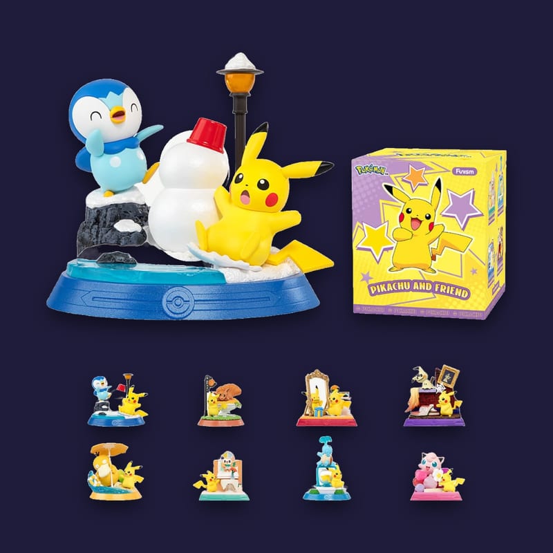Figurine chinoise Funism Pikachu et ses amis - Blind box